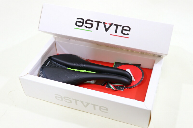 【店卸し資産大売り出し！】【未当てはめる中古】ASTVTE SEALITE-VT（LIME）アソチュート 炭素軌跡 トライアスロン ロードバイクサドル