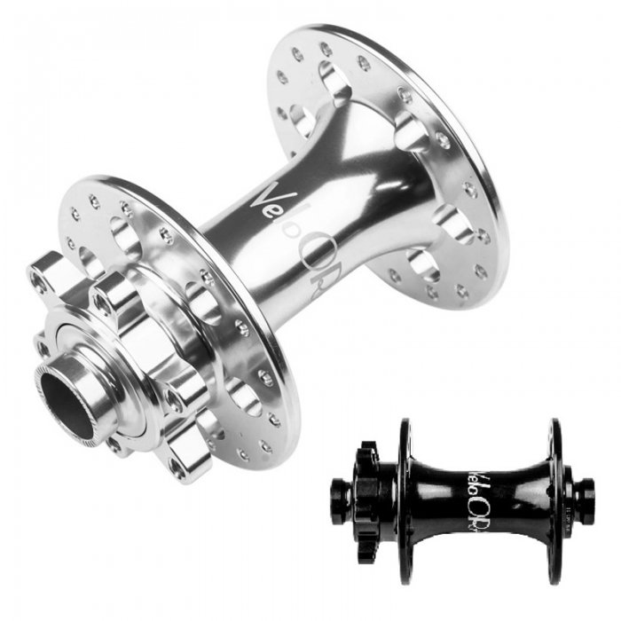 VELO ORANGE Disk Front Hub(ベロオレンジ/ディスクフロントハブ)ホイールハブ 前用 スルーアクスル スポーツ自転車|サイクルショップエイリン