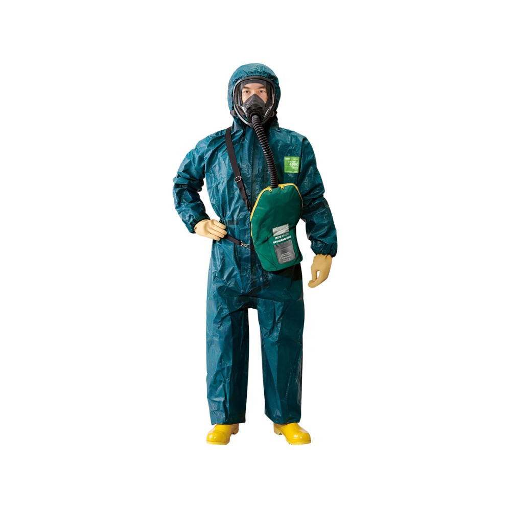 重松製作所 シゲマツ 使い捨て式全身化学防護服マイクロケム MC4000(M) 78336 (1-9389-05)|えいせいコム 店