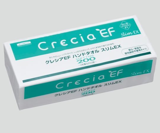 【メーカー直送】 日本製紙クレシア EFハンドタオル ソフトタイプ 200組×36袋入 37030 ケース販売