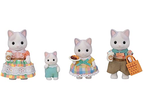 シルバニアファミリー 人形 ラテネコファミリー FS-52 STマーク認証 3歳以上 おもちゃ ドールハウス Sylvanian Families エポック社 EPOCH