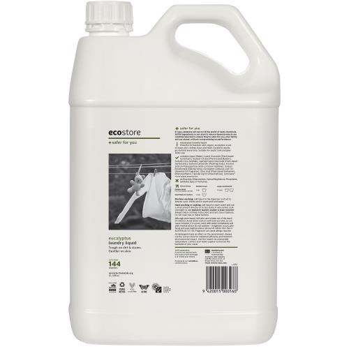 ecostore(エコストア) ランドリーリキッド ユーカリ 5L 詰め替え 洗濯洗剤 洗剤 液体 植物由来 肌にやさしい