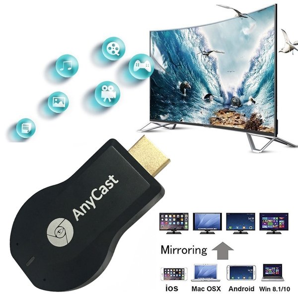Anycast M2 Plus HDMI Streaming Media Player / 無線 WIFI HDMI ストリーミング　Wi-Fi　 画面共有 Dongle イージー 送料無料