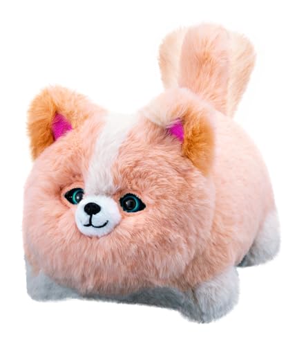 アガツマ(AGATSUMA) ワンだきみは ? 動くぬいぐるみ まねっこ 電池式 動くおもちゃ 対象年齢3歳以上 27cm アプリコット
