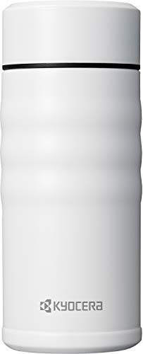 京セラ 吸い筒 陶芸 珈琲 瓶 マグボトル 350ml 螺子釘式 内面陶芸産業 無意味さ断熱社会システム 保温 保冷 CERAMUG
