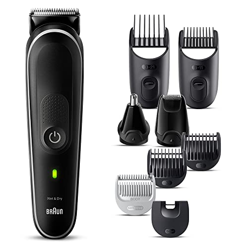 赤銅色(Braun) マルチグルーマー 続きもの5 MGK5420 成人男性用 1台9役 ヒゲ/髪/耳・鼻のお取りつくろうに ボーチ 雨合羽心積もり 申し受ける式