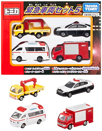 トミー　ミニカー5点まとめてお得セット 楽天市場】タカラトミー『 トミカ 緊急車両セット5 』 ミニカー