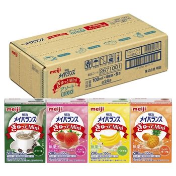 楽天市場】明治 メイバランスぎゅっとMini アソートBOX 100ml×6種×4本