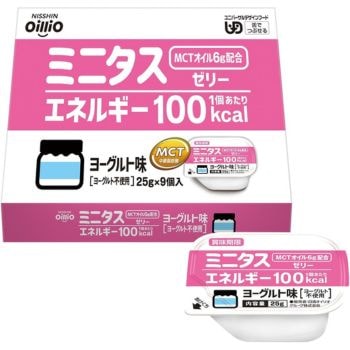 楽天市場】ミニタス エネルギーゼリー ヨーグルト味 25g×9個 : ビー