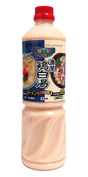 【送料無料】★まとめ買い★　ミツカン　麺＆鍋大陸　濃厚鶏白湯スープの素　1110ｇ　&times;8個【イージャパンモール】｜ｅジャパン