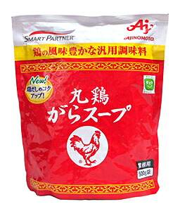 【送料無料】★まとめ買い★　味の素　丸鶏使用がらスープ（袋入）　５００ｇ　&times;12個【イージャパンモール】｜ｅジャパン