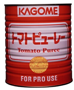 【送料無料】★まとめ買い★　カゴメ　トマトピューレ　3000ｇ　×6個【イージャパンモール】