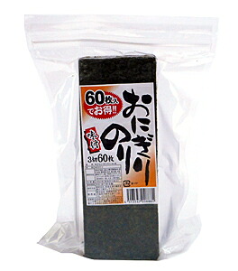 【送料無料】★まとめ買い★ 西部 味付おにぎりのり 3切 60枚 ×40個【イージャパンモール】