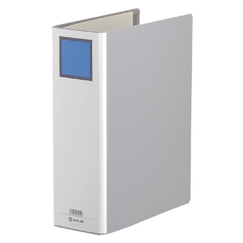 【送料無料】【個人宅届け不可】【法人（会社・企業）様限定】キングファイルG　A4タテ　800枚収容　80mmとじ　背幅96mm　グレー　1セット(10冊)