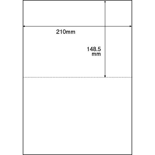 【送料無料】【個人宅届け不可】【法人(会社・企業)様限定】領収書用紙 A4 2面 1セット(2500枚:500枚×5箱)