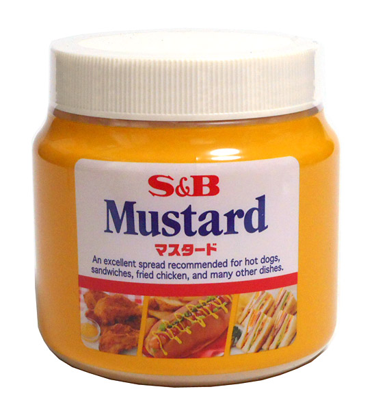 【送料無料】★まとめ買い★　ＳＢ　マスタード（プラボトル）　５００ｇ　×12個【イージャパンモール】