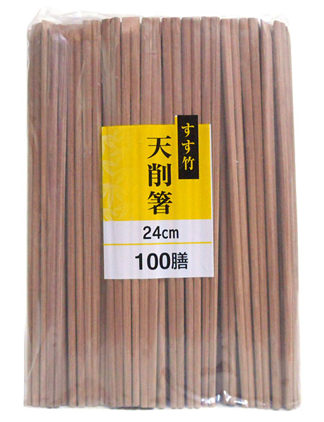【貨物輸送無料】★まとめ買い★ 大和 すす竹天削箸 ２４ｃｍ １００膳 ×30個【イージャパンモール】