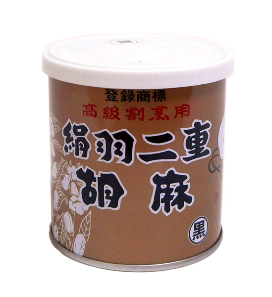 【送料無料】★まとめ買い★　恵美福　絹羽二重胡麻（黒）缶　３００ｇ　×24個【イージャパンモール】