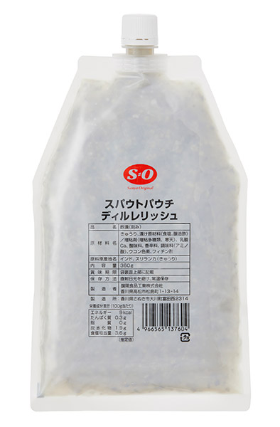 【送料無料】★まとめ買い★　Ｓ＝Ｏ　スパウトパウチディルレリッシュ 360g　&times;12個【イージャパンモール】｜ｅジャパン