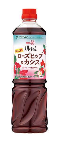 【送料無料】★まとめ買い★　ミツカン　フルーティス　りんご酢ローズヒップ＆カシス　１Ｌ　×8個【イージャパンモール】