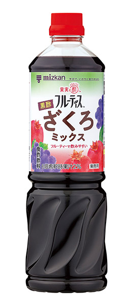 【送料無料】★まとめ買い★　ミツカン　フルーティス　黒酢ざくろミックス　１Ｌ　×8個【イージャパンモール】