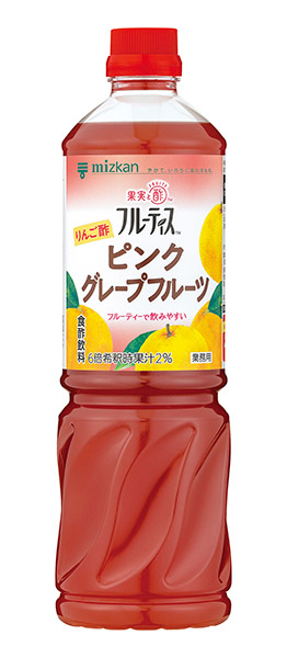【送料無料】★まとめ買い★ ミツカン フルーティス りんご酢 ピンクグレープフルーツ 1L ×8個【イージャパンモール】