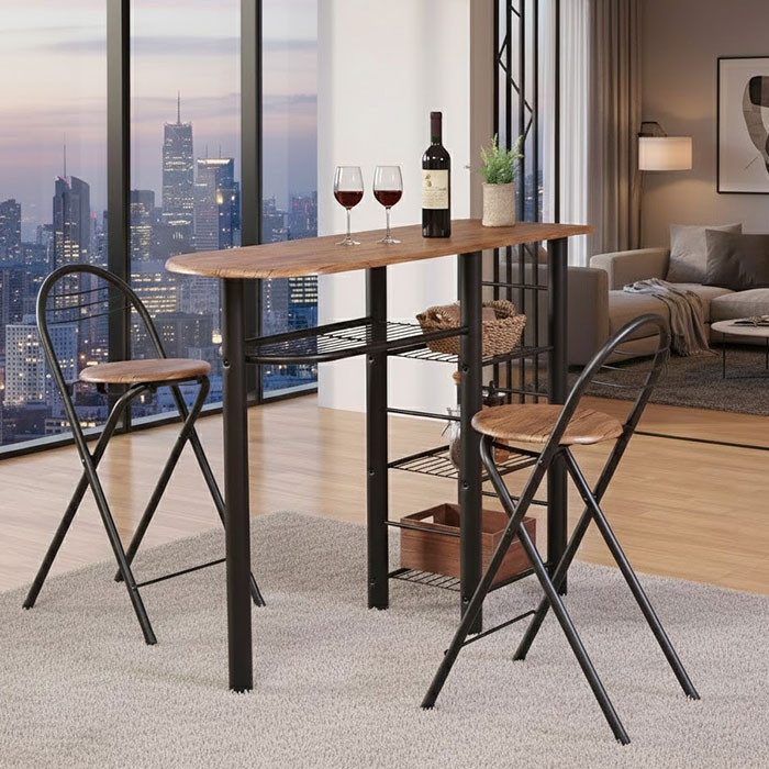 楽天市場】バーカウンターテーブル カウンターチェア 3点セット ハイ