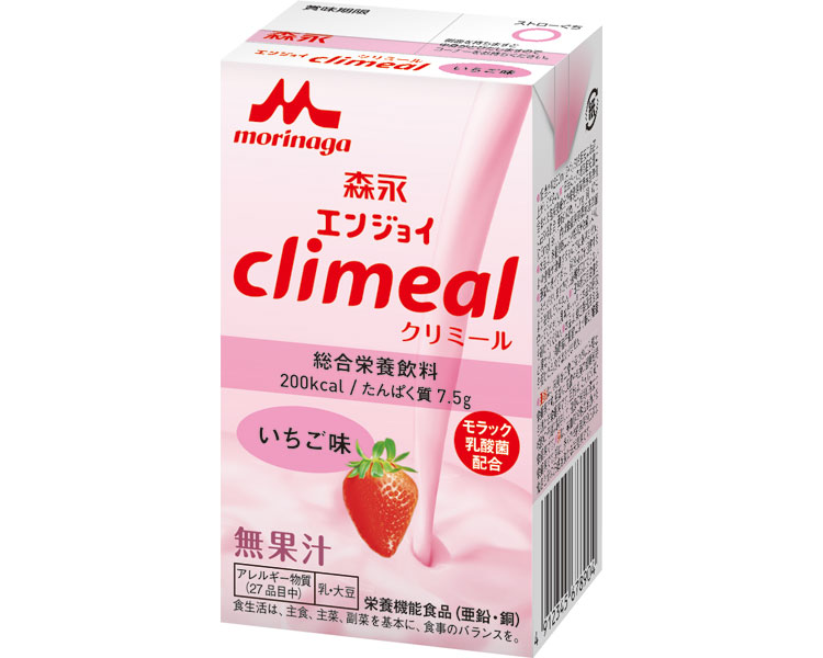 楽天市場 エンジョイclimeal クリミール いちご味 125ml クリニコ 栄養補給 栄養機能食品 乳酸菌 ドリンク 介護食 食品 介護用品 ｅかいごナビ 介護用品ショップ