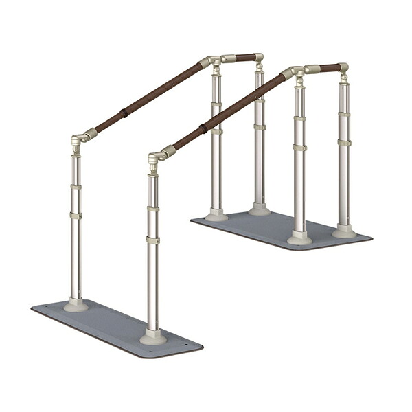 【マラソン限定P2倍】安寿 ATTOGRIP（アットグリップ）伸縮手すり AT-C-E800T-S　870-165 両側タイプ アロン化成 (介護 手すり 支え 階段タイプ) 介護用品