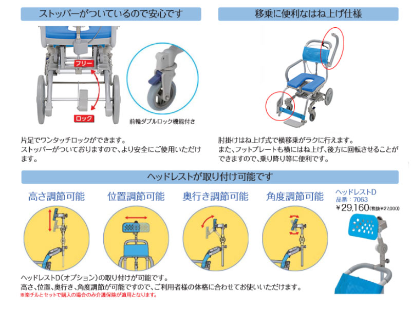 法人様限定 代引き不可 RT-003 お風呂 ウチヱ シャワーキャリー 介護 介護用品 椅子 楽チル 浴用 穴無しシート 背付き 激安通販の 楽チル