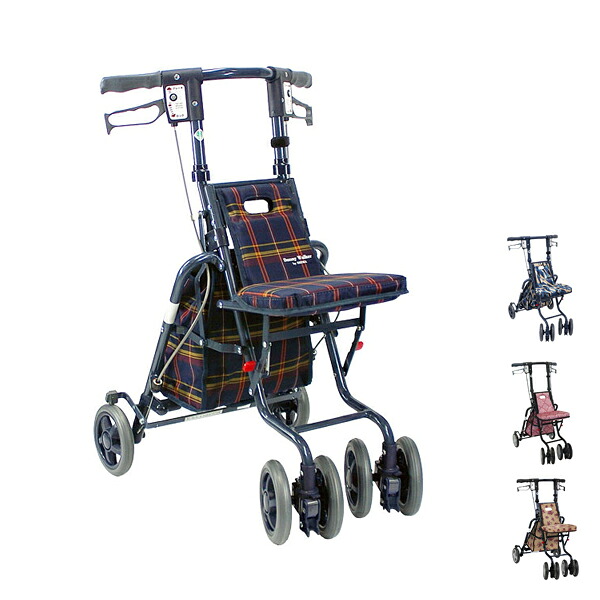 【マラソン限定P2倍】シルバーカー おしゃれ シニア 散歩 サニーウォーカーSP (小）島製作所 手押し車 折りたたみ コンパクト 介護 シルバー カー 軽量 座れる コンパクト 歩行補助 買い物 ショッピングカー 老人車 手押し車 介護 人気
