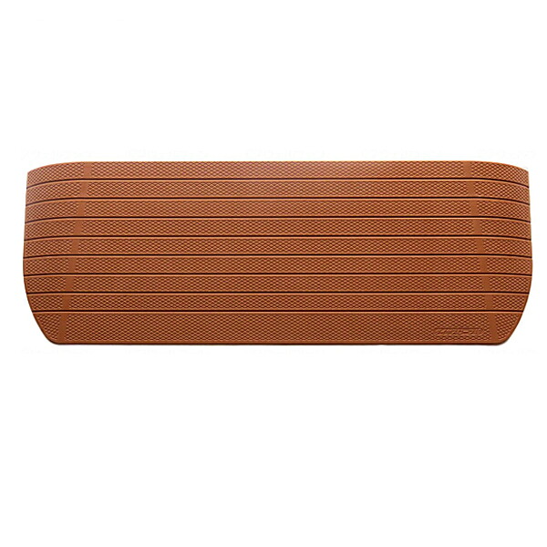 段差解消スロープ ダイヤスロープ10° 80cm幅 DS10/80-50 シンエイテクノ 高さ5.0cm×奥行27.8cm×幅80cm(有効幅60cm)（ゴム製段差解消スロープ すべり止め付 介護 用 スロープ) 介護用品