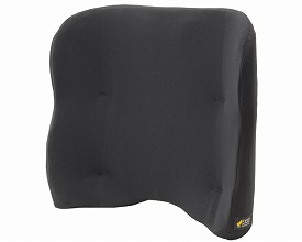 【マラソン限定P2倍】バッククッション ハイタイプ BAC02-BK ブラック 加地 腰 背中 サポート クッション 介護用品
