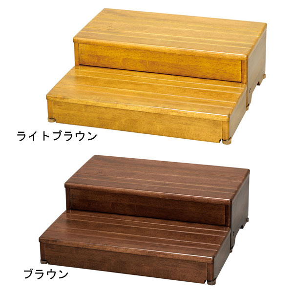 【楽天市場】安寿 木製玄関台 2段タイプ 60W-30-2段 535-584 535-586 (幅60×奥行55・60（2段階）×高さ20cm