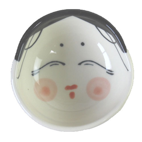 楽天市場】ぐい呑み 新おかめ盃おちょこ 日本酒 お福さん お多福 陶器