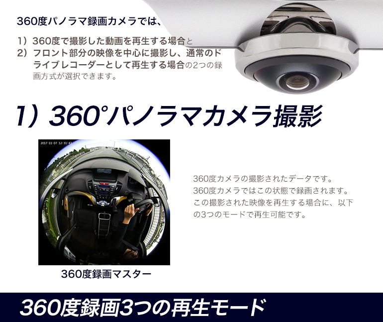 ドライブレコーダー ドライブレコーダー 360度 2カメラ 前後録画 Ledヘッドライト 簡単取付 プレゼント中 録画中ステッカー モニター フリップダウンモニター 駐車監視 全方向撮影 車載カメラ バックカメラ セット 前後カメラ 液晶王国 送料無料ドライブレコーダー 簡単