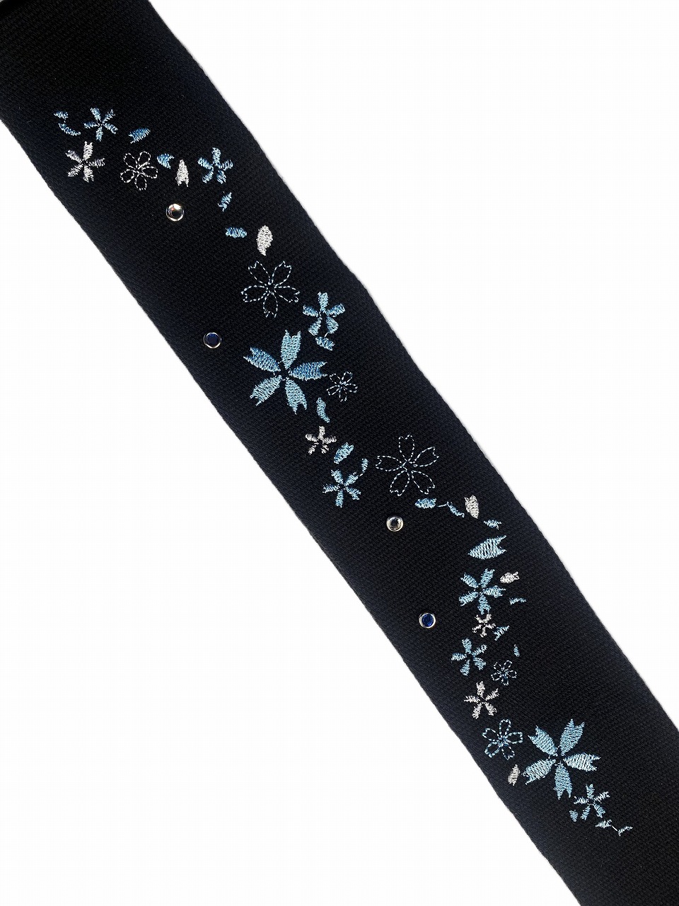 TENDER STRAP by Grande uomo TS-2 AC 雪桜スペシャル　ブラック 【ギター・ベース用ストラップ】 【お茶の水駅前店 小物フロア】