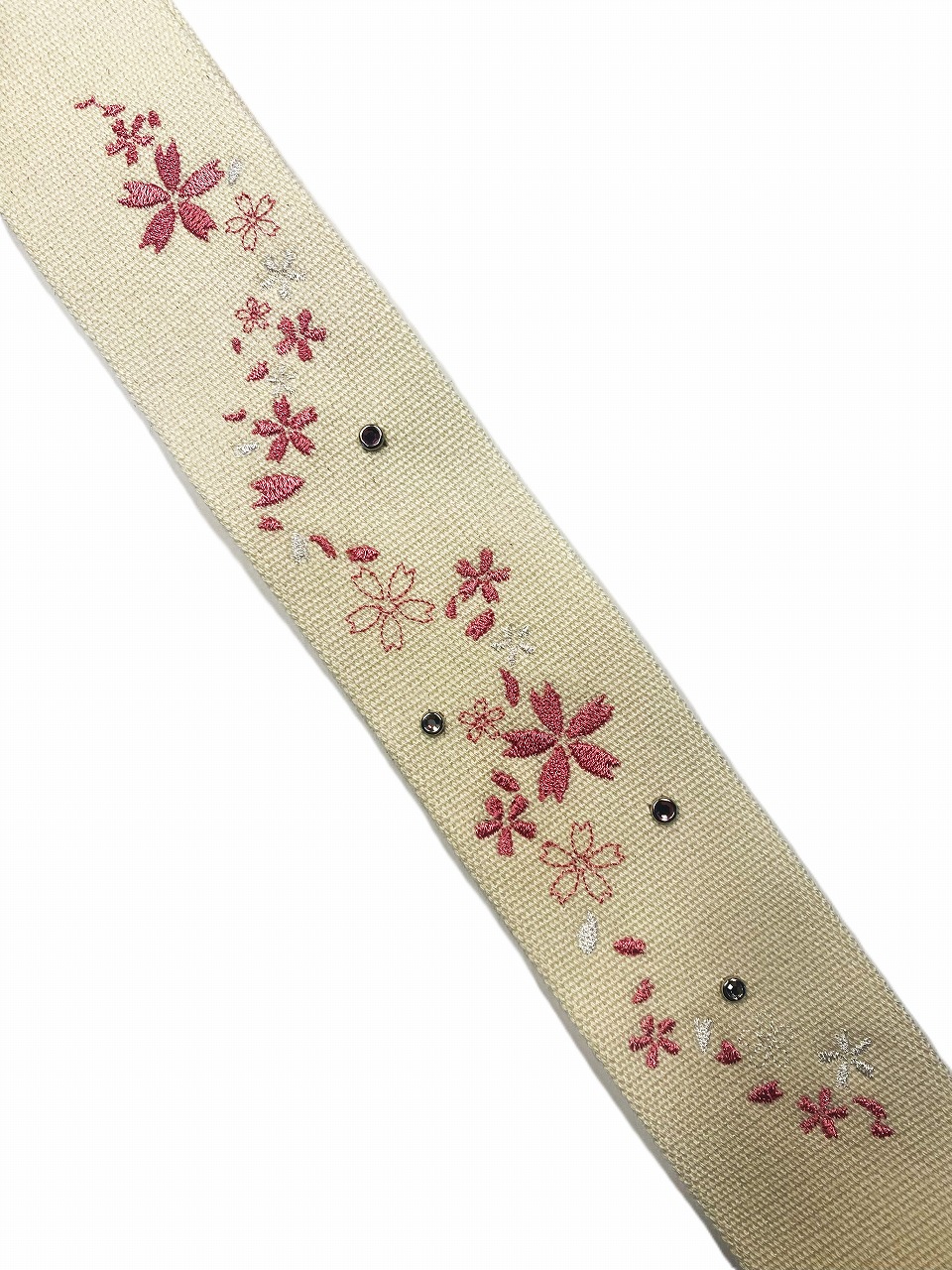 TENDER STRAP by Grande uomo TS-2 AC 桜スペシャル　ホワイト 【ギター・ベース用ストラップ】 【お茶の水駅前店 小物フロア】