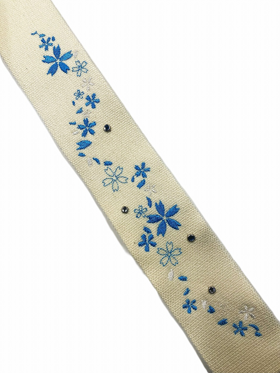 TENDER STRAP by Grande uomo TS-2 AC 雪桜スペシャル　ホワイト 【ギター・ベース用ストラップ】 【お茶の水駅前店 小物フロア】