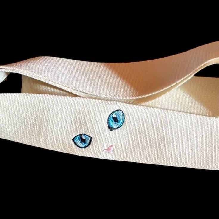 TENDER STRAP by Grande uomo TS-2 AC 白ねこ 【ギター・ベース用ストラップ】 【お茶の水駅前店 小物フロア】