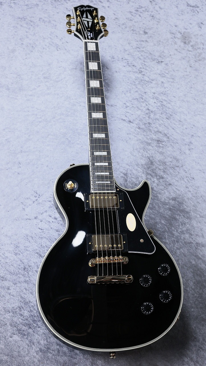 楽天市場】Epiphone Les Paul Custom p-90 Ebony #25031523221【3.87kg