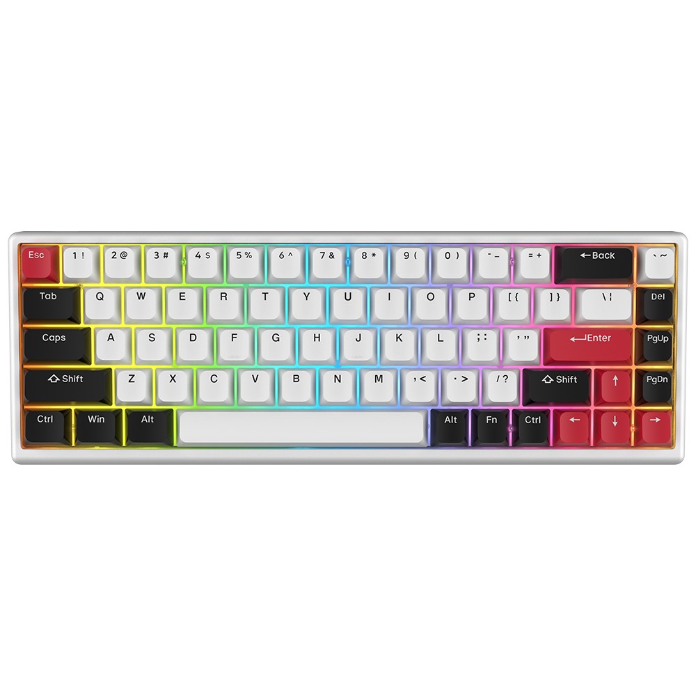 【新品在庫処分】Arbiter Studio Polar 65 Keyboard Ronin Red / Silver Frame Fuji Switch【ラピッドトリガー搭載ゲーミングキーボード】【45980012】【送料無料】