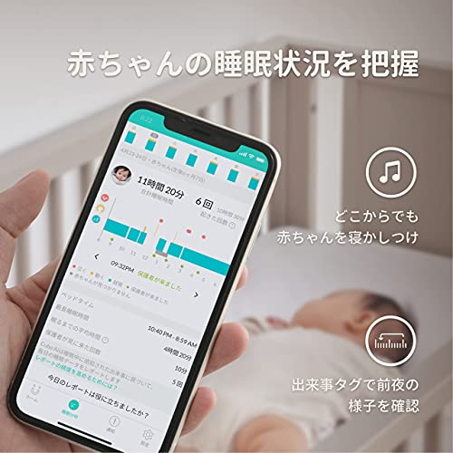 Cubo Ai Plus スマートベビーモニター 赤ちゃん 見守りカメラ 睡眠