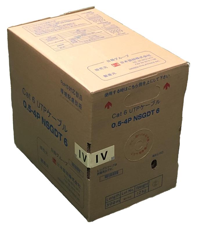 【楽天市場】日本製線 Cat6 LANケーブル(300m巻き) NSGDT6 0.5mm-4P:E-KO-BO楽天市場店