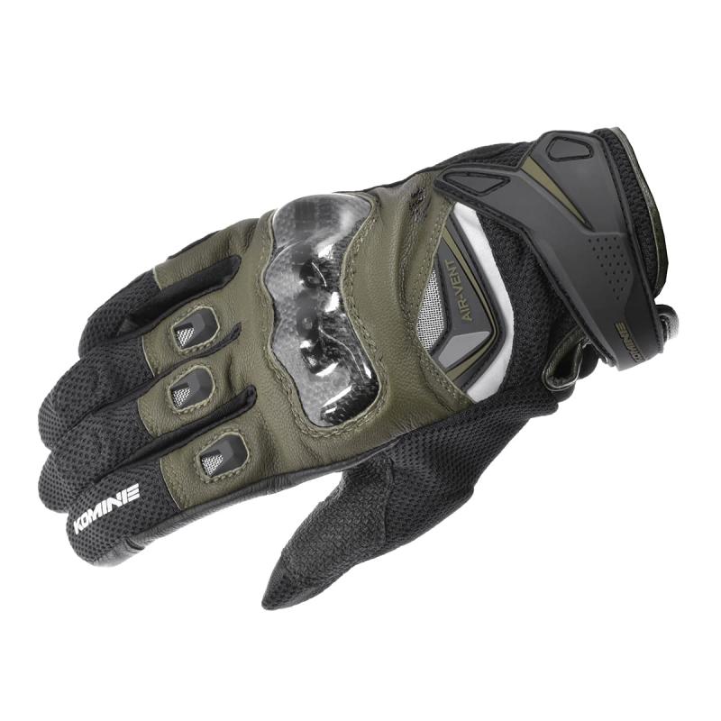 コミネ KOMINE バイク カーボン プロテクト レザー メッシュ グローブ プロテクター 通気性 06-224 GK-224 06-224