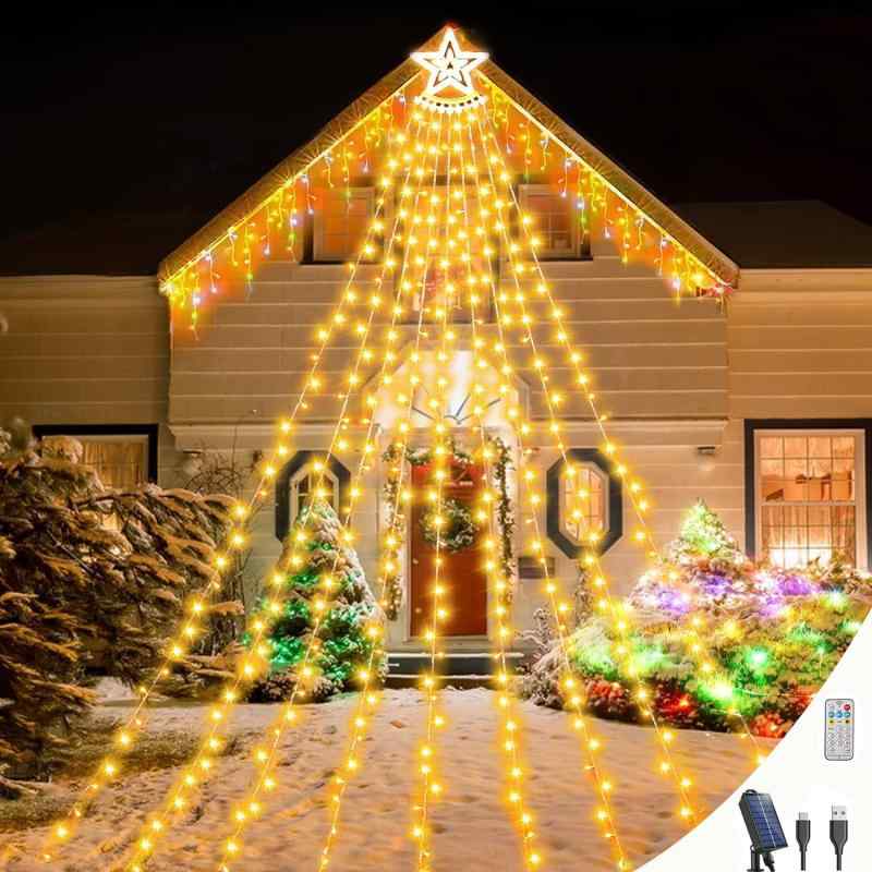 イルミネーション　クリスマス　汽車　屋外用 DENKO HOME イルミネーション モチーフ ライト 汽車 トレイン 120×30cm