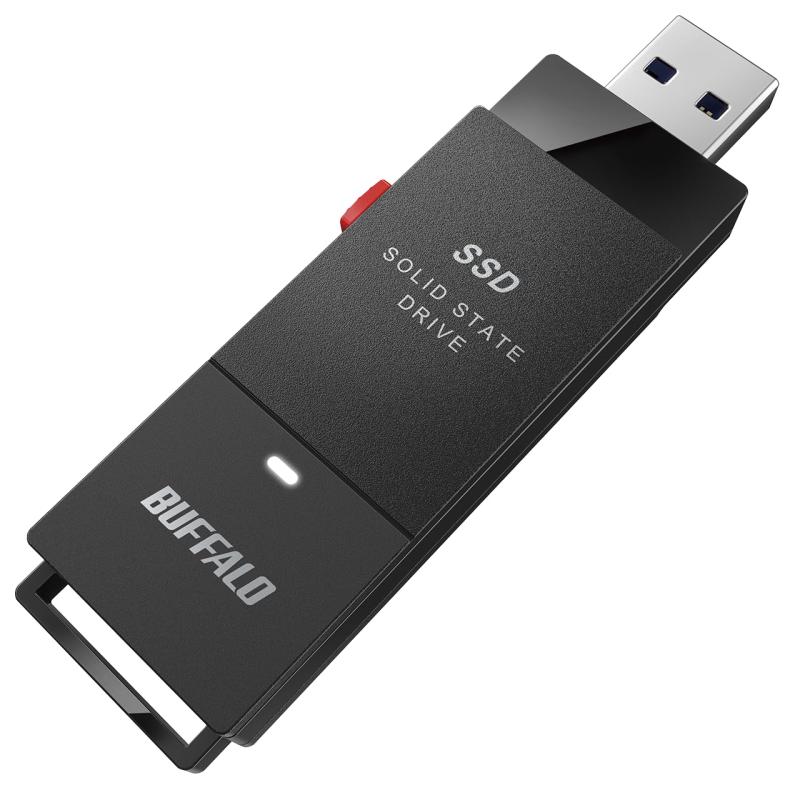 SSD-PUT500U3-BKC(ブラック) USB 3.2(Gen 1)対応 ケーブルレス ポータ