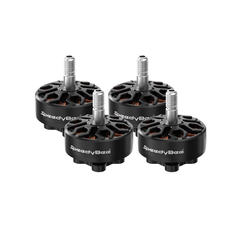 SpeedyBee 2306.5 1800KV FPVドローンモーター - 6Sブラシレスモーター 5インチFPVドローンQAVクアッドコプター用 4個