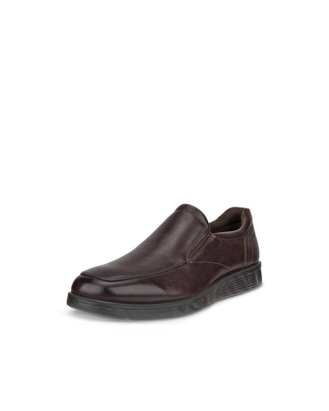 ecco(山びこ) メンズ Sともし火 変わり種山びこ メンズ 本革 ビジネススリッポン