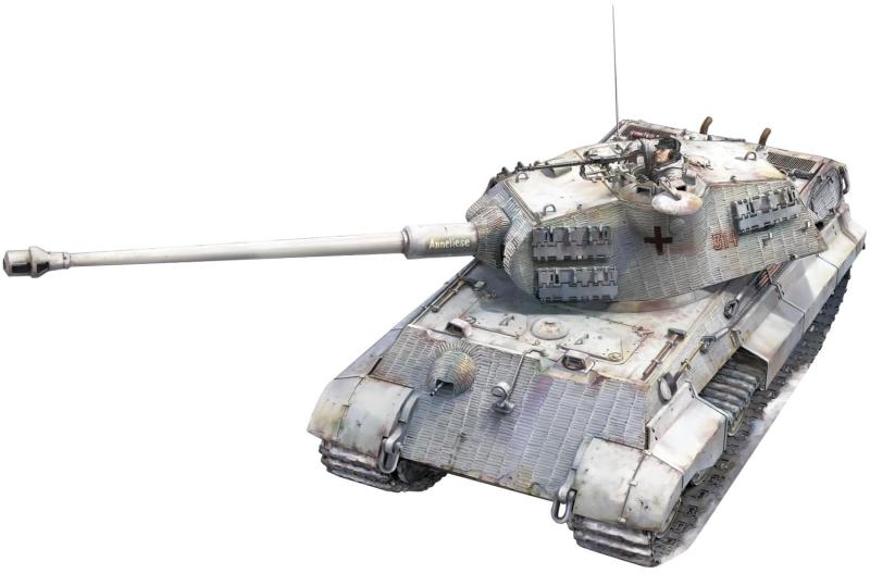 タコム ユースター 1/48 ドイツ キングタイガー ポルシェ砲塔 フルインテリア プラモデル TKOUSNO-008